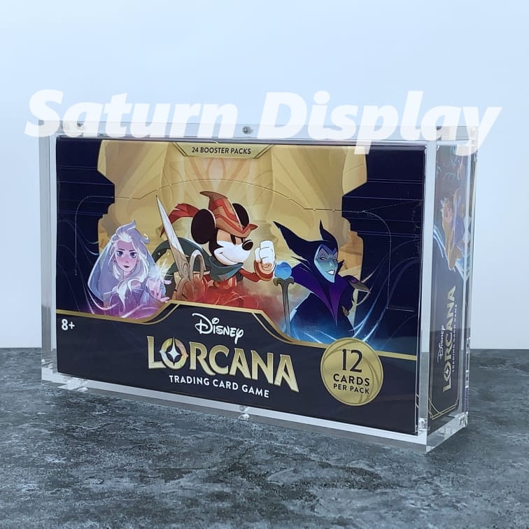 japanese pokemon booster box near me Disney Lorcana Japanese Booster Box Premium Acrylic Display Protector –  grailguard